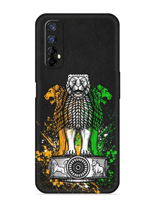 Pillars Of Ashoka Embossed Soft Silicone Case for Realme 7 Zapvi