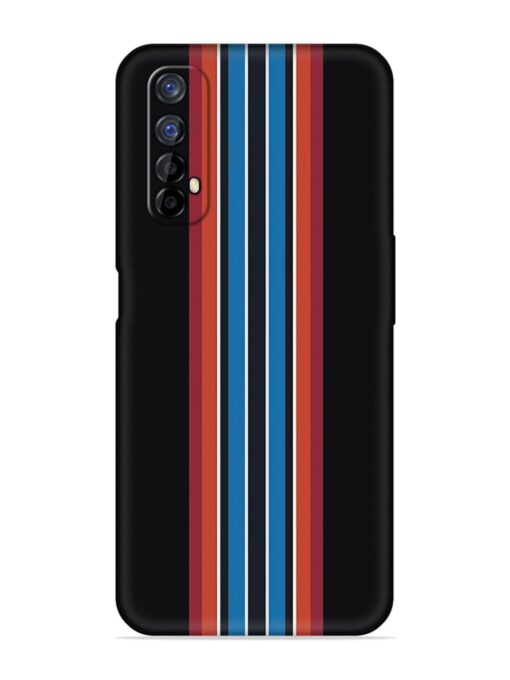 Vertical Strips Embossed Soft Silicone Case for Realme 7 Zapvi