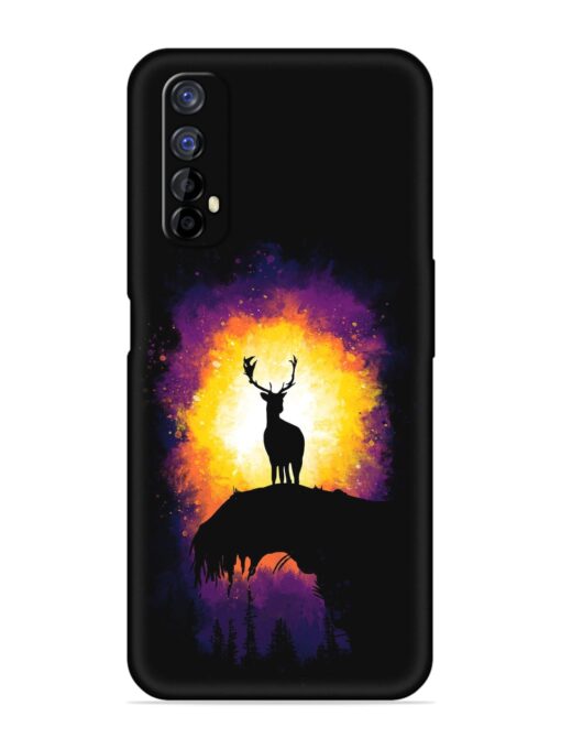 Elk Animal Art Embossed Soft Silicone Case for Realme 7 Zapvi