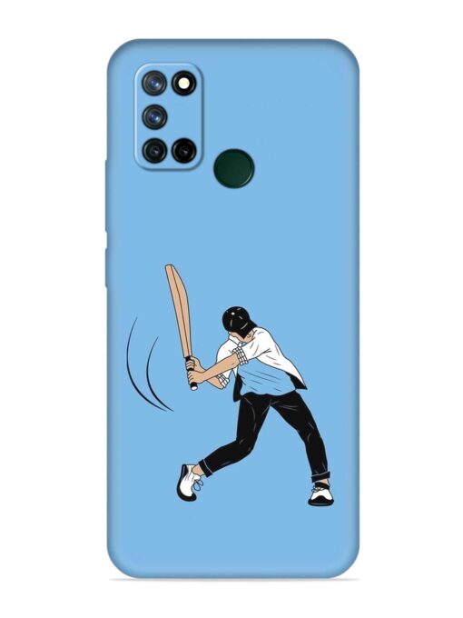 Cricket Gully Boy Embossed Soft Silicone Case for Realme 7I Zapvi