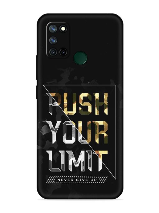 Push Your Limits Embossed Soft Silicone Case for Realme 7I Zapvi