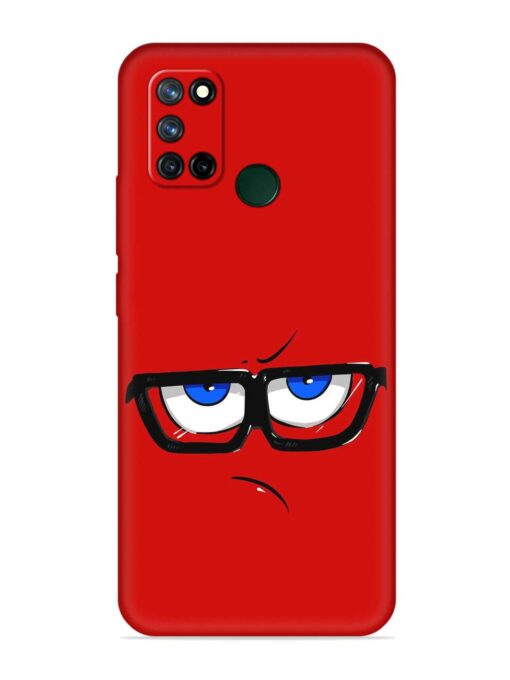 Rad Angry Face Embossed Soft Silicone Case for Realme 7I Zapvi