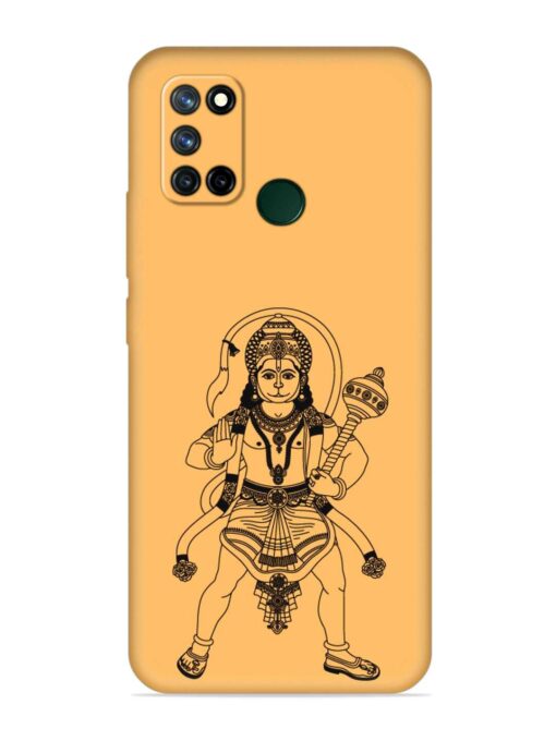 Indian God Hanuman Embossed Soft Silicone Case for Realme 7I Zapvi