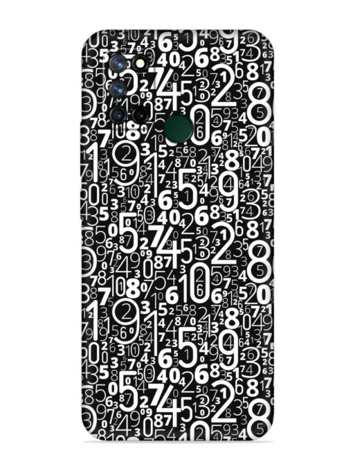 Many Numbers Different Embossed Soft Silicone Case for Realme 7I Zapvi