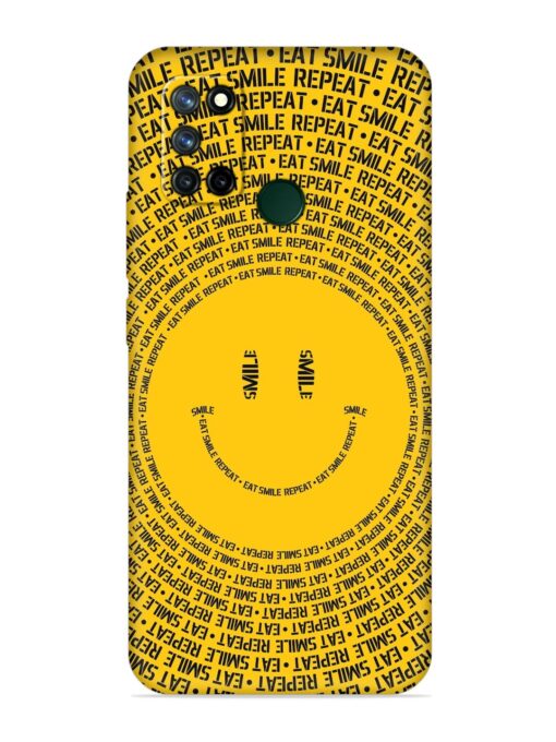 Smiley Embossed Soft Silicone Case for Realme 7I Zapvi