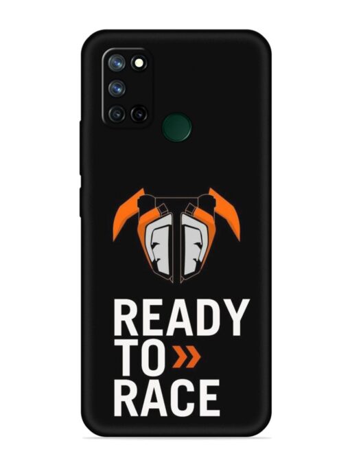 Ready To Race Embossed Soft Silicone Case for Realme 7I Zapvi