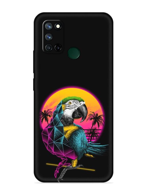 Rad Parrot Embossed Soft Silicone Case for Realme 7I Zapvi