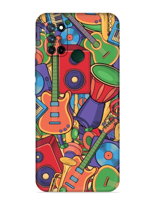 Colorful Music Art Embossed Soft Silicone Case for Realme 7I Zapvi