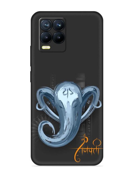 Illustration Lord Ganpati Embossed Soft Silicone Case for Realme 8 Pro Zapvi