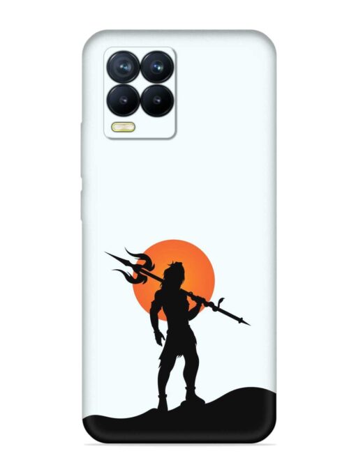 Lord Mahadev Trendy Embossed Soft Silicone Case for Realme 8 Pro Zapvi