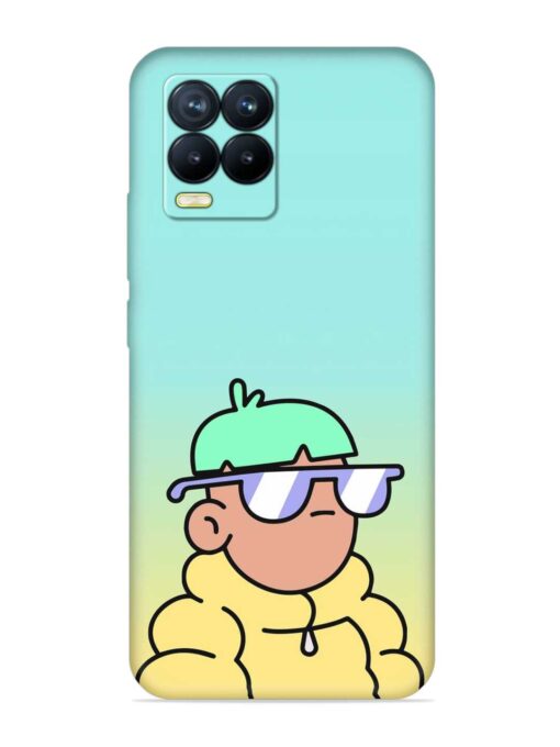 Doodles Cool Character Embossed Soft Silicone Case for Realme 8 Pro Zapvi