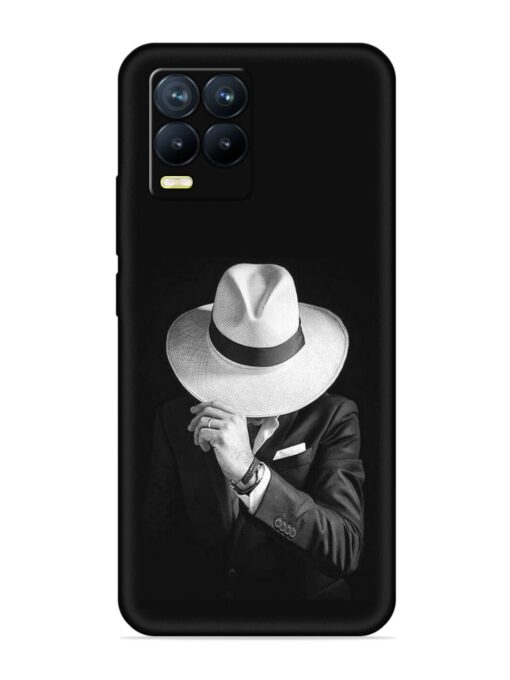 Men Under Hat Embossed Soft Silicone Case for Realme 8 Pro Zapvi