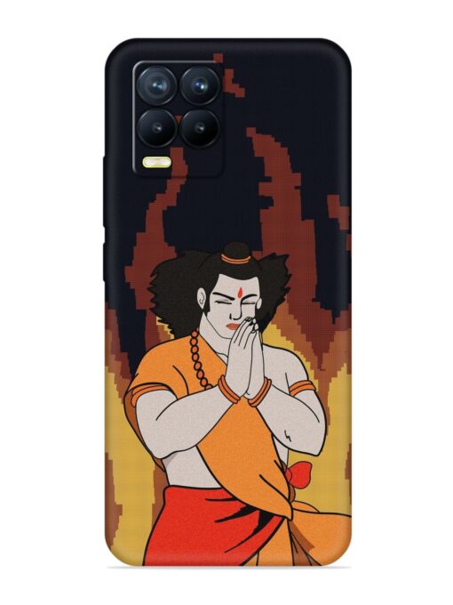 Shree Ram Vector Embossed Soft Silicone Case for Realme 8 Pro Zapvi