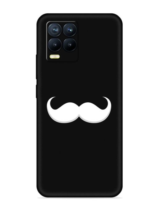 Mustache Vector Embossed Soft Silicone Case for Realme 8 Pro Zapvi