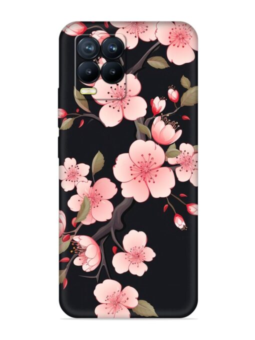 Cherry Blossom Embossed Soft Silicone Case for Realme 8 Pro Zapvi