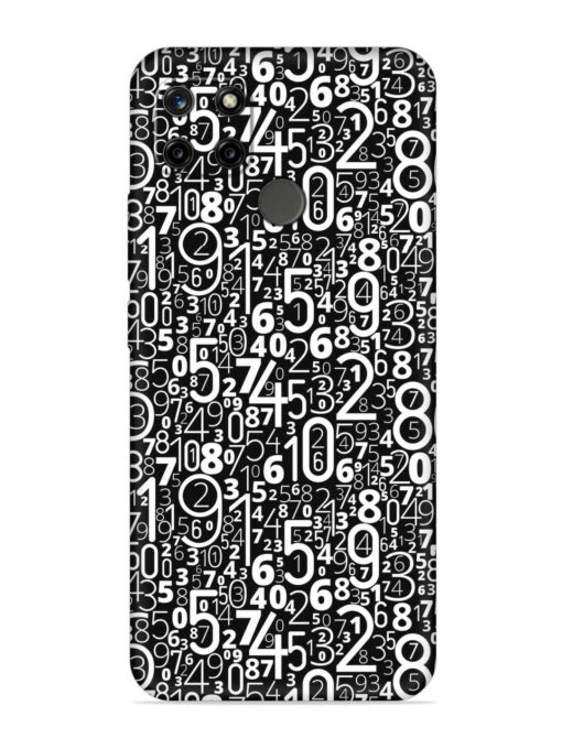 Many Numbers Different Embossed Soft Silicone Case for Realme C12 Zapvi