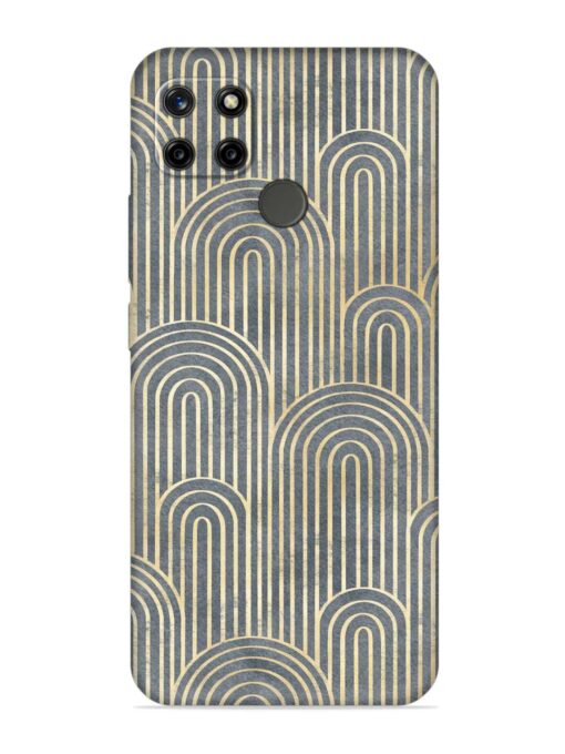 Art Deco Style Embossed Soft Silicone Case for Realme C12 Zapvi