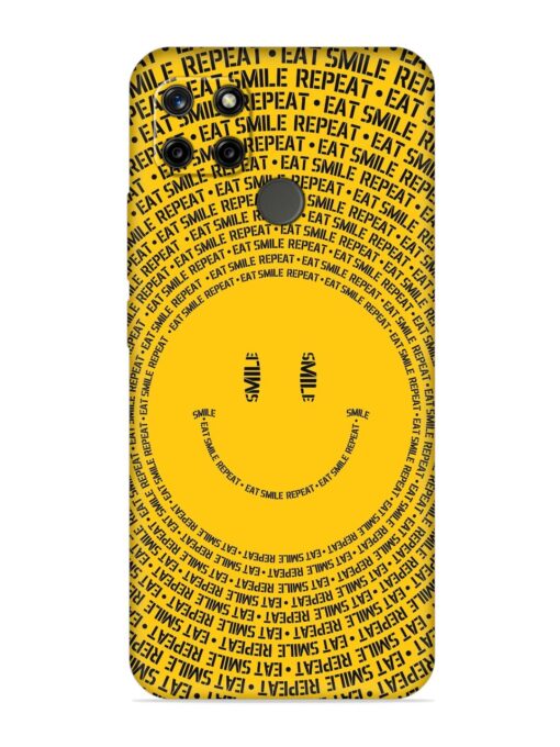 Smiley Embossed Soft Silicone Case for Realme C12 Zapvi