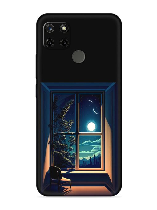 Night View At Window Embossed Soft Silicone Case for Realme C12 Zapvi