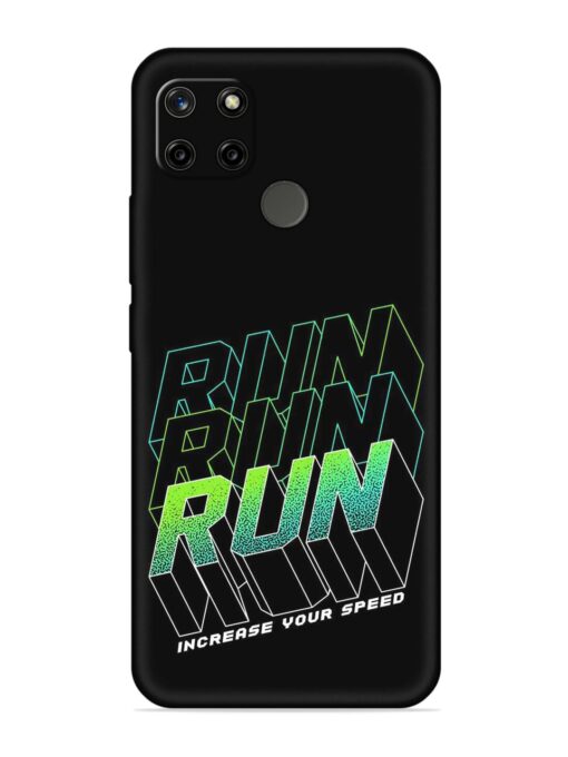 Run Embossed Soft Silicone Case for Realme C12 Zapvi