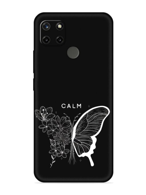 Calm Embossed Soft Silicone Case for Realme C12 Zapvi