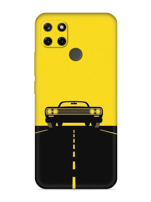 Classic Car Embossed Soft Silicone Case for Realme C12 Zapvi