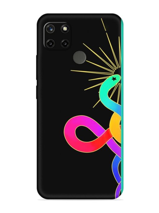 Art Geometric Abstraction Embossed Soft Silicone Case for Realme C12 Zapvi