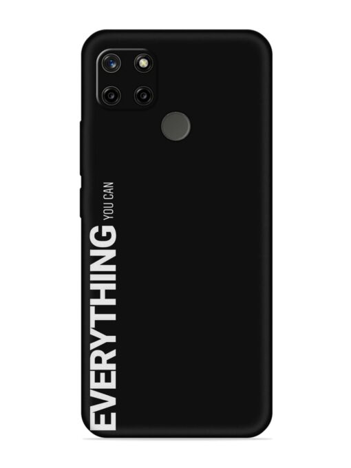 Everything You Can Embossed Soft Silicone Case for Realme C12 Zapvi