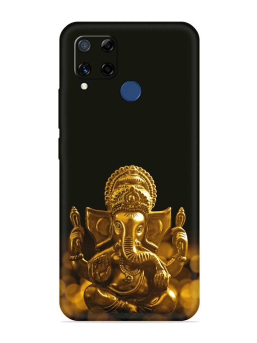 Lord Ganesha Indian Festival Embossed Soft Silicone Case for Realme C15 Zapvi