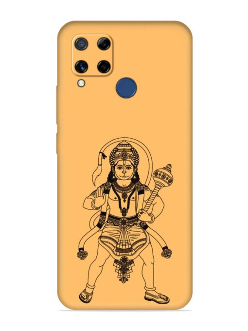 Indian God Hanuman Embossed Soft Silicone Case for Realme C15 Zapvi