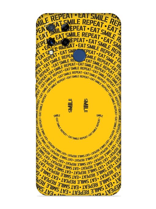 Smiley Embossed Soft Silicone Case for Realme C15 Zapvi