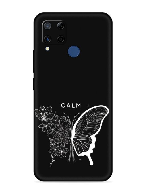 Calm Embossed Soft Silicone Case for Realme C15 Zapvi