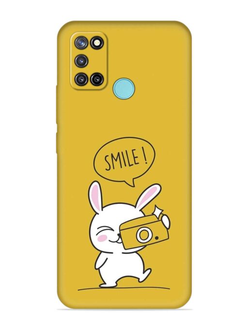 Hey Smile Please Embossed Soft Silicone Case for Realme C17 Zapvi