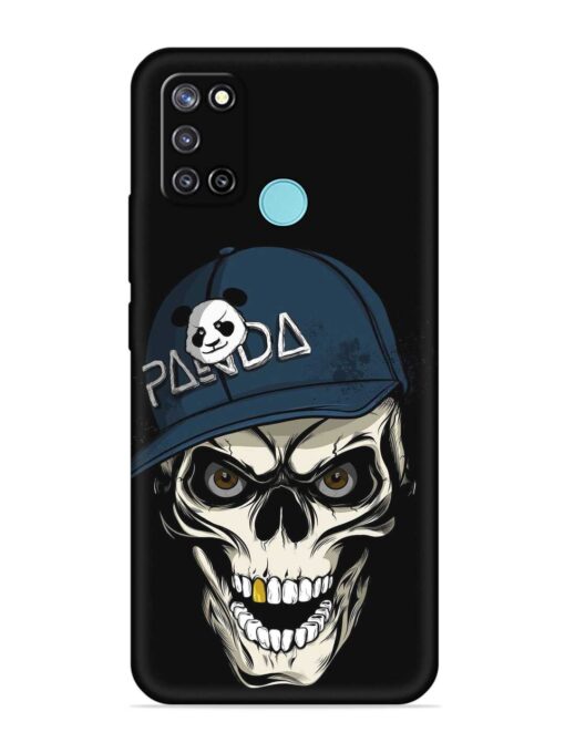 Panda Skull Embossed Soft Silicone Case for Realme C17 Zapvi