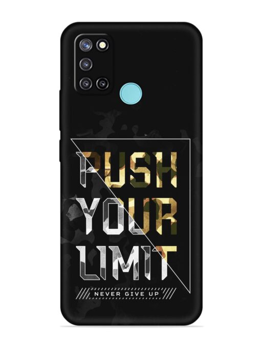 Push Your Limits Embossed Soft Silicone Case for Realme C17 Zapvi