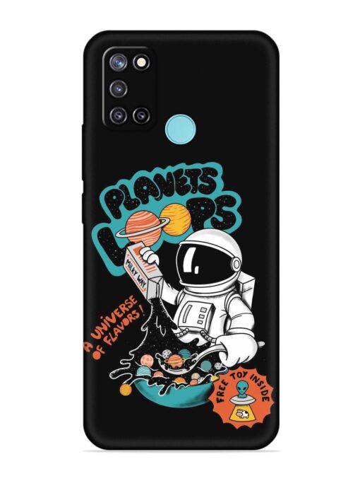 Planets Loop Embossed Soft Silicone Case for Realme C17 Zapvi