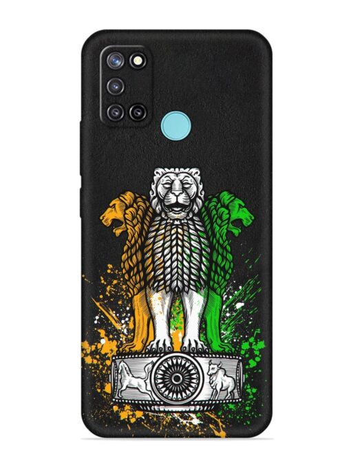 Pillars Of Ashoka Embossed Soft Silicone Case for Realme C17 Zapvi