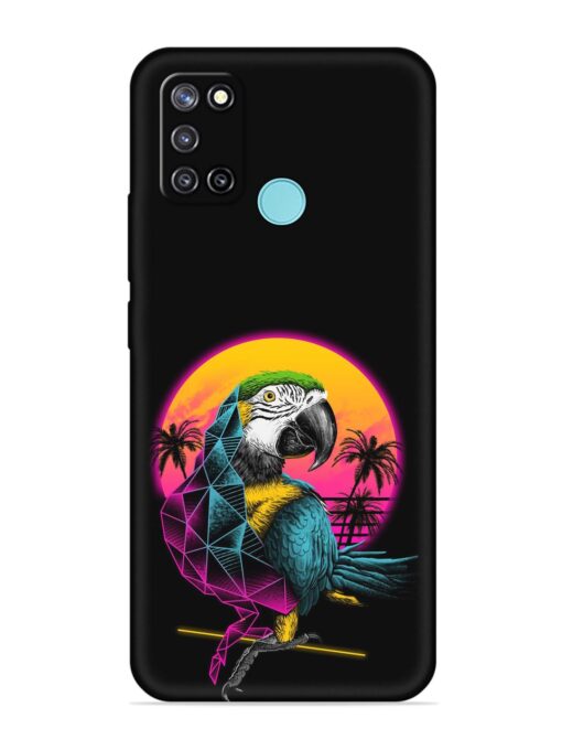 Rad Parrot Embossed Soft Silicone Case for Realme C17 Zapvi