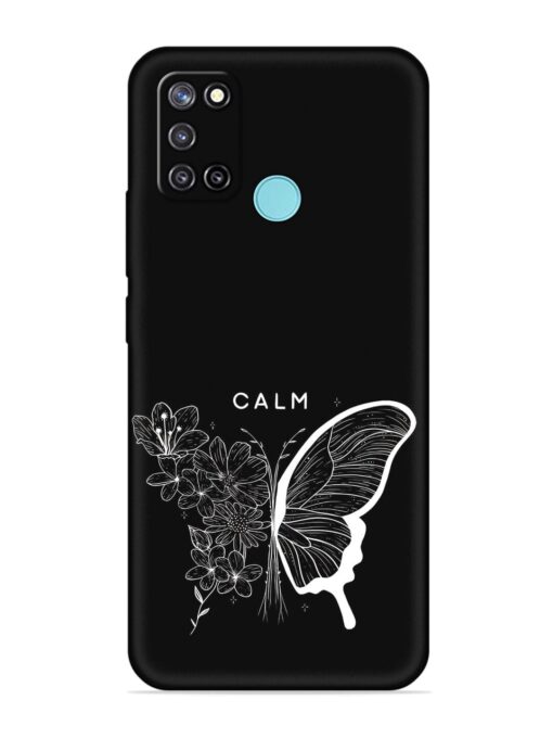 Calm Embossed Soft Silicone Case for Realme C17 Zapvi