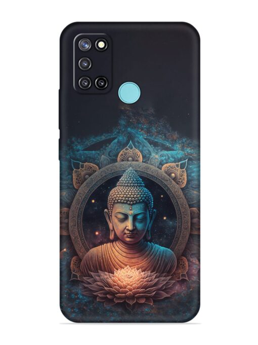 Gautam Buddha Embossed Soft Silicone Case for Realme C17 Zapvi