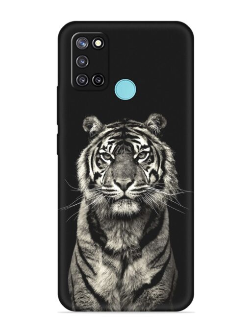 Tiger Art Embossed Soft Silicone Case for Realme C17 Zapvi