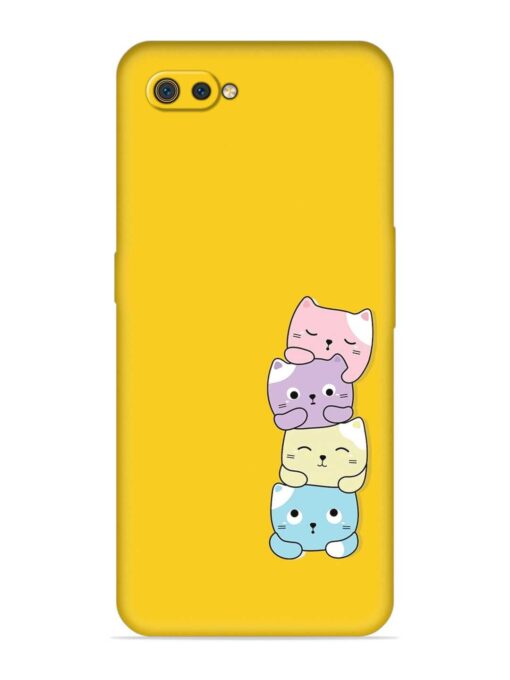 Cartoon Anime Embossed Soft Silicone Case for Realme C2 Zapvi