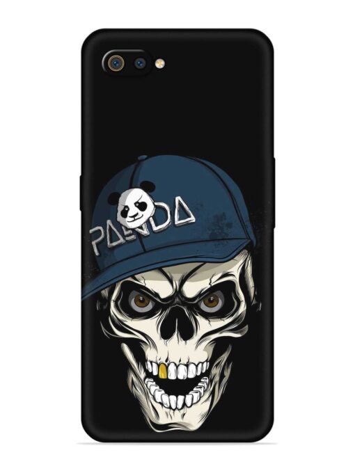 Panda Skull Embossed Soft Silicone Case for Realme C2 Zapvi