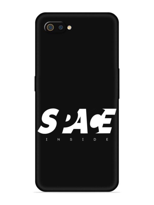 Space Typography Art Embossed Soft Silicone Case for Realme C2 Zapvi