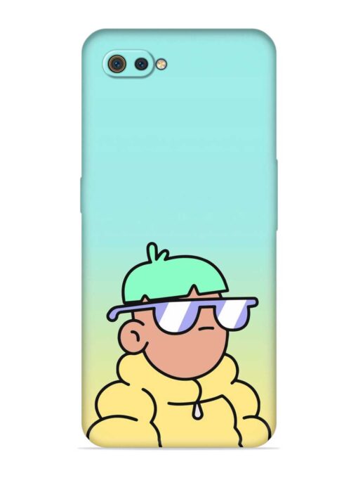 Doodles Cool Character Embossed Soft Silicone Case for Realme C2 Zapvi