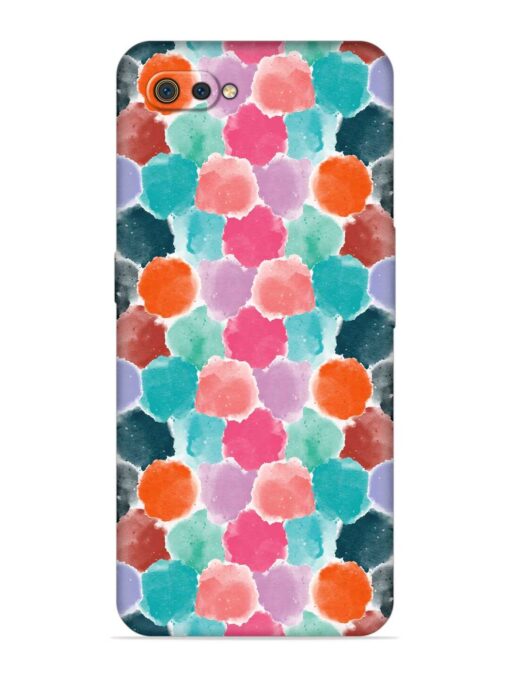 Colorful Seamless Pattern Embossed Soft Silicone Case for Realme C2 Zapvi