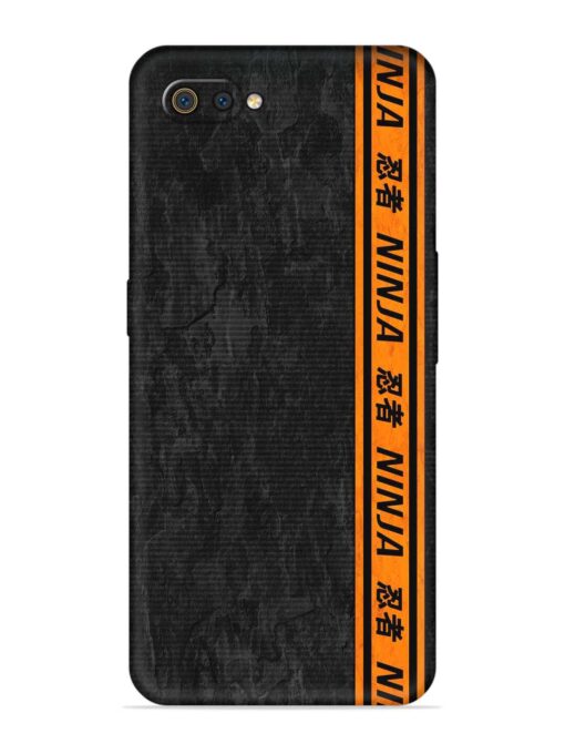 Ninja Srtips Embossed Soft Silicone Case for Realme C2 Zapvi