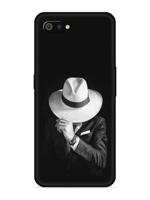 Men Under Hat Embossed Soft Silicone Case for Realme C2 Zapvi