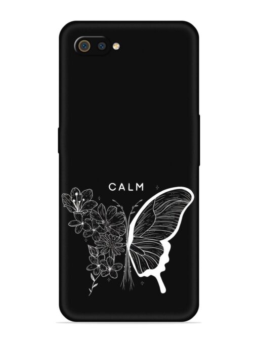 Calm Embossed Soft Silicone Case for Realme C2 Zapvi