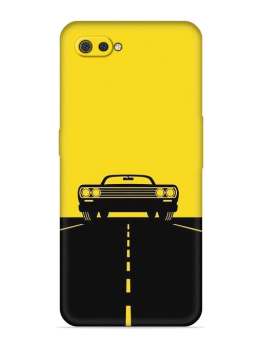 Classic Car Embossed Soft Silicone Case for Realme C2 Zapvi